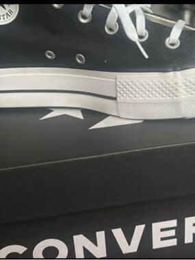 Converse Chuck Taylor All Star Black and White Patch Sneaker